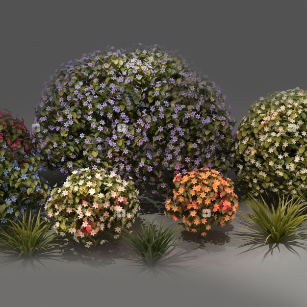 灌木3D模型